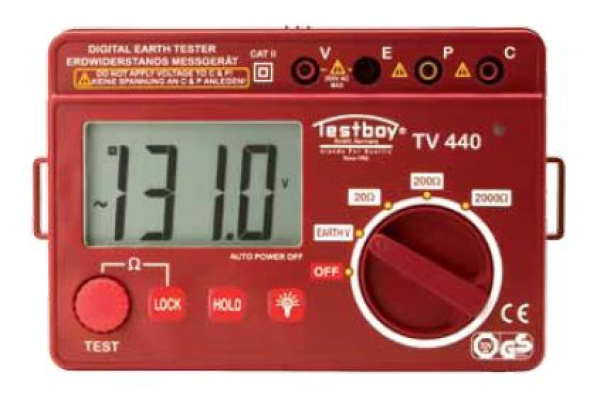 Прибор для измерения сопротивления заземления TESTBOY TV 440N