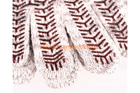 Трикотажные усиленные перчатки СИБРТЕХ гелевое ПВХ-покрытие 68182