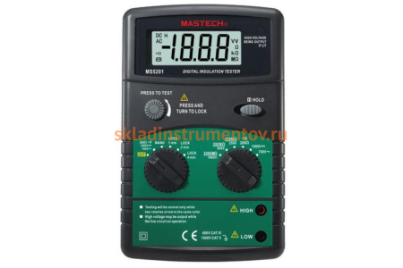 Цифровой мегаомметр Mastech MS5201 59271