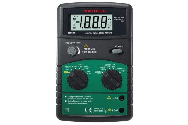 Цифровой мегаомметр Mastech MS5201 59271