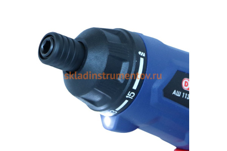 Аккумуляторный шуруповерт ДИОЛД АШ-1136 Л-01 10021050