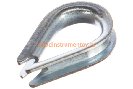 Коуш ЗУБР DIN 6899, 5мм, 2 шт, оцинкованный, 304496-05 Коуш ЗУБР DIN 6899, 5мм, 2 шт, оцинкованный, 304496-05