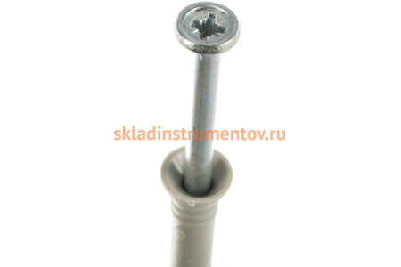 Дюбель-гвоздь нейлоновый с потайным бортиком 50 шт. (8х140 мм; ТФ5) Зубр 4-301375-08-140