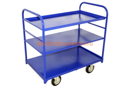 Тележка RUSKLAD платформенная с двумя ручками ТЯ 7 (800x1400) d200мм.