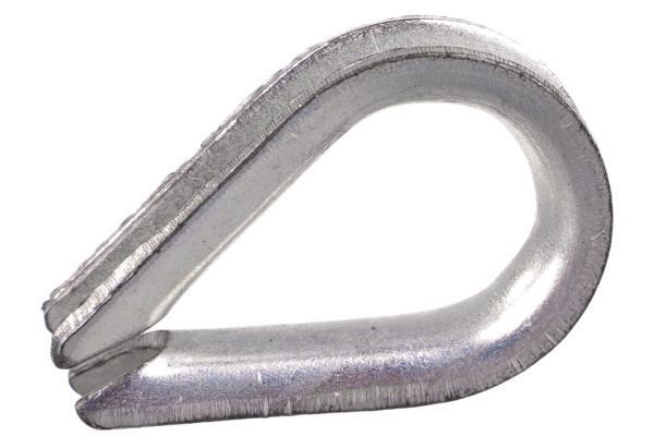 Коуш ЗУБР DIN 6899, 3мм, 2 шт, оцинкованный, 304496-03 Коуш ЗУБР DIN 6899, 3мм, 2 шт, оцинкованный, 304496-03