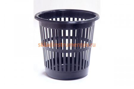 Корзина для бумаг ТАРА.РУ 14л, чёрный 23427