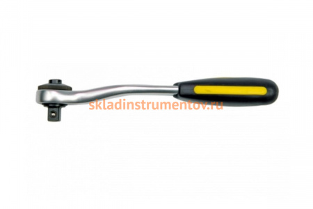 Трещотка VOREL с изогнутыми ручками, 1/4", 72 зубца CrV 53571
