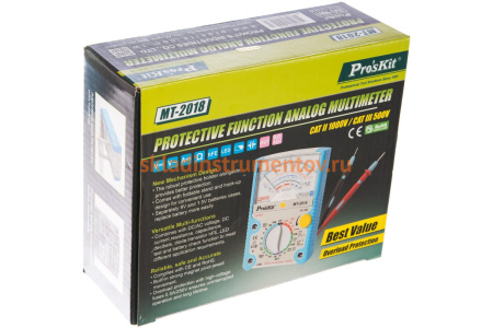 Аналоговый тестер ProsKit MT-2018 00272081