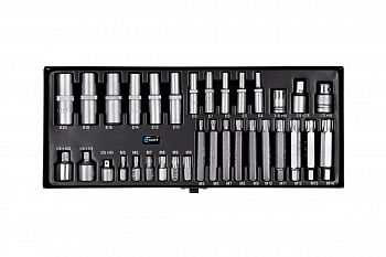 Набор головок и битов TORX и RIBE 33 пр. AIST 407533 00-00005477
