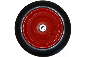 Колесо литое 3.00-8 (320 мм; втулка 95 мм; подшипник 20 мм) для тачек WB 120D, WB 200D, WB 300D Tsunami D0KB8A4AIR30002