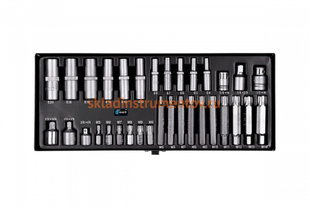 Набор головок и битов TORX и RIBE 33 пр. AIST 407533 00-00005477