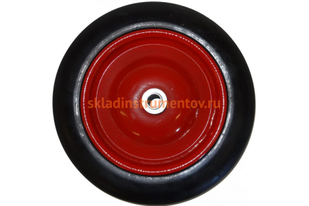 Колесо литое 3.00-8 (320 мм; втулка 95 мм; подшипник 20 мм) для тачек WB 120D, WB 200D, WB 300D Tsunami D0KB8A4AIR30002