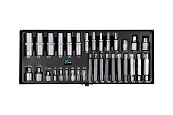 Набор головок и битов TORX и RIBE 33 пр. AIST 407533 00-00005477