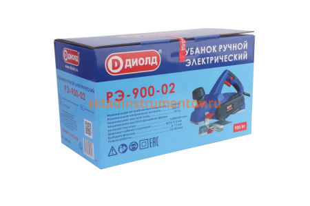 Электрорубанок ДИОЛД РЭ-900-02 10081200