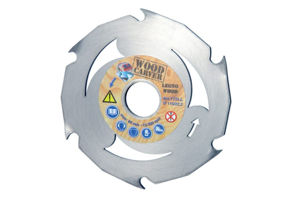 Диск 115х22,2 мм для древесины WOOD CARVER MONTOLIT 115LL