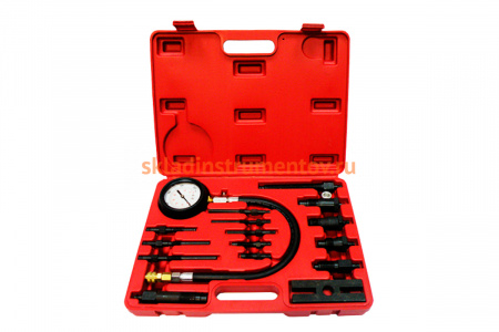 Компрессометр для дизельных грузовиков с 14 адаптерами AV Steel, AV-925005
