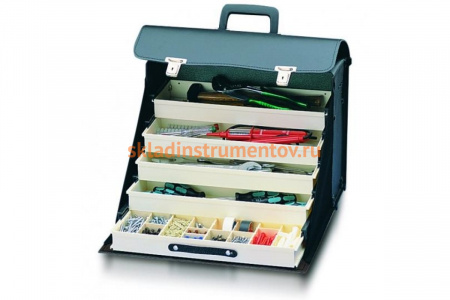 Чемодан для инструментов (310х410х130 мм) из искусственной кожи PARAT PA-100000041