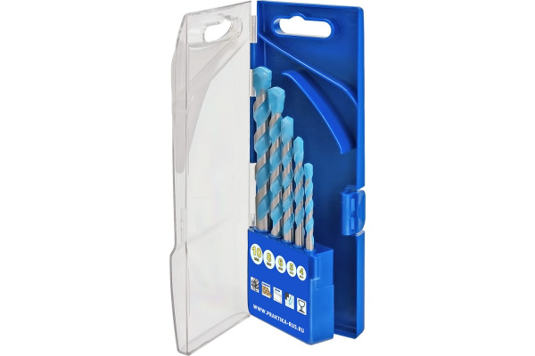 Набор сверл универсальных Эксперт (5 шт; 4, 5, 6, 8, 10 мм) ПРАКТИКА 640-339