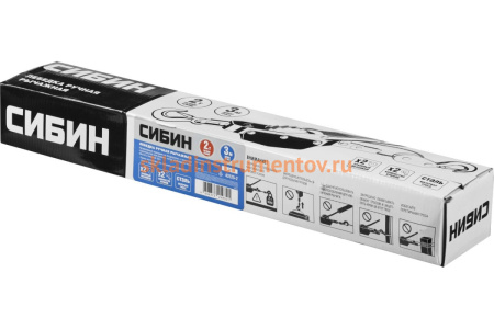 Ручная рычажная лебедка СИБИН тросовая 2т 3м 43125-2