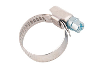 Металлические хомуты СИБРТЕХ Стандартное болтовое крепление 90-110мм 25шт/уп, ширина 9мм 47572