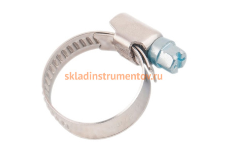 Металлические хомуты СИБРТЕХ Стандартное болтовое крепление 120-140мм 25шт/уп,ширина 9мм 47575