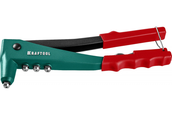 Заклепочник с литым корпусом Kraftool "X-3" для заклёпок 2.4-4.8 мм - алюминий и сталь, 2.44.0 - нерж сталь 31170_z01