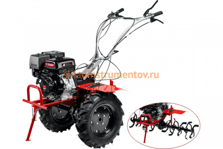 Бензиновый мотоблок с ВОМ ЗУБР 389 см3 МТШ-700