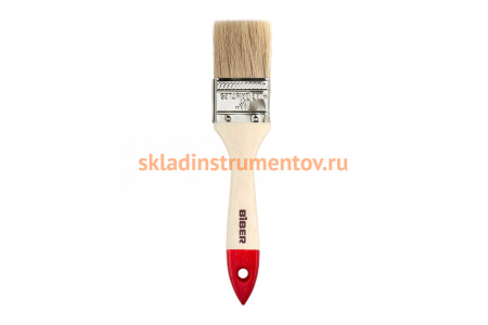 Кисть Эконом (флейцевая, натуральная щетина, деревянная рукоятка) 38мм Biber 31112 тов-001965