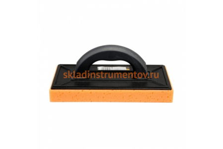 Терка VOREL 270х130х30мм с накладкой из поролона, надрезная 6532