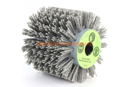 Щетка (110х100х19 мм; +4 паза; P46; полимерный ворс) ОСБОРН 3-382 FEL110100P46PGR