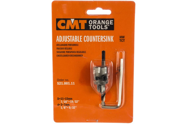 Зенкер универсальный регулируемый CMT 521.001.11