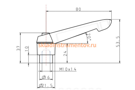 Зажимной рычаг KIPP K0269.3101