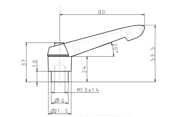 Зажимной рычаг KIPP K0269.3101