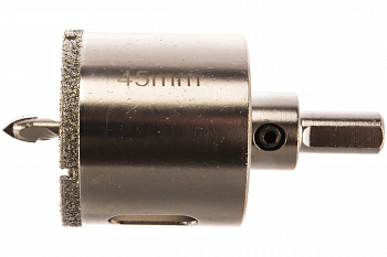 Коронка алмазная с центрирующим сверлом 45 мм МастерАлмаз 10501081