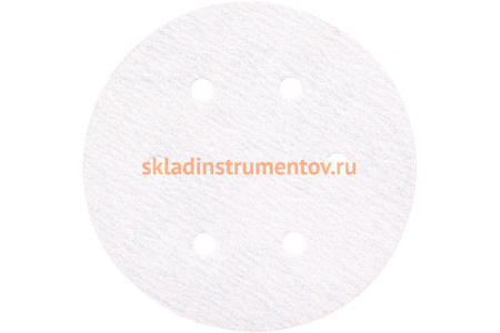Круг шлифовальный на липучке для обработки красок, лаков и шпаклевок (150 мм; Р100; 6 отверстий) KLINGSPOR 301221