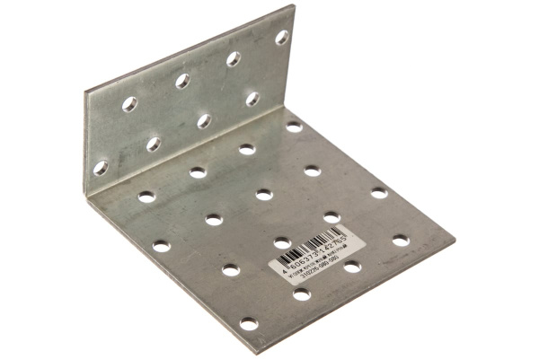 Крепежный угол Зубр МАСТЕР анкерный 80х80х40мм 1шт 310226-080-080