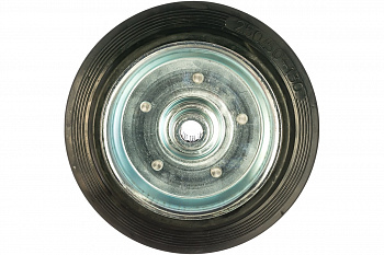 Колесо (250 мм; г/п 210 кг; резина/металл; игольчатый подшипник) ЗУБР 30936-250