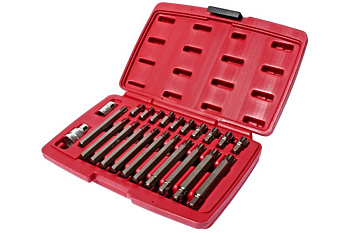 Набор бит 1/2"&3/8" RIBE RM5-RM14 + 2 держателя, кейс (23 предмета) JTC 5715