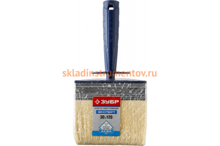 Макловица Зубр Аква-Эксперт искусственная щетина пластмассовый корпус 30x120 мм 01817-12