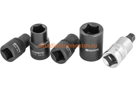 Набор с пятигранным профилем для обслуживания тормозных механизмов Thorvik 1/2 DR, 5 пр 53238