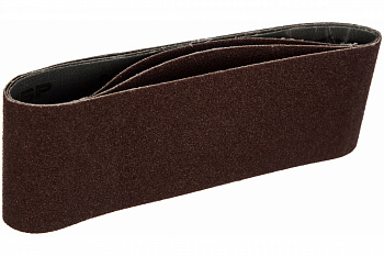 Лента шлифовальная "МАСТЕР" 3 шт. (75х457 мм; P60) для ЛШМ Зубр 35541-060