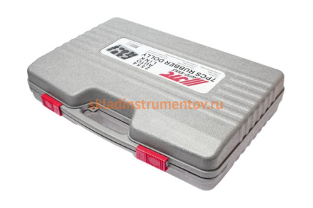 Набор рихтовочных прорезиненных оправок (7 предметов, кейс) JTC 2554