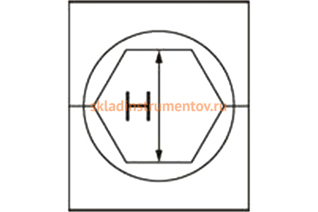 Матрица шестигранная МШ-43.5-С/100т (43.5 мм; 100 т; стальные зажимы) для пресса ПГ-100 КВТ 66821