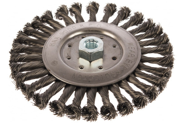 Кордщетка радиальная витая (175 мм; М14) ПРАКТИКА 242-670