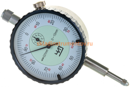Индикатор часового типа (0-10 мм, 0.01 мм, без ушка) ЧИЗ 45733