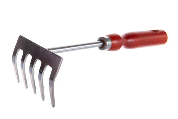 Грабельки из нержавеющей стали с деревянной ручкой 250 мм GRINDA 8-421149_z01