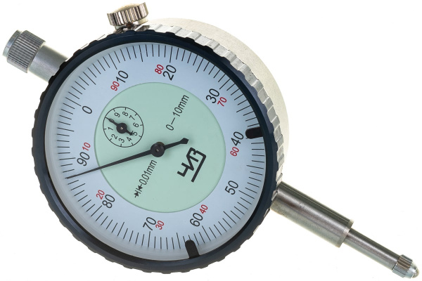 Индикатор часового типа (0-10 мм, 0.01 мм, без ушка) ЧИЗ 45733