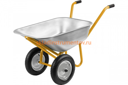 Строительная двухколесная тачка 110 л СИБИН 39905