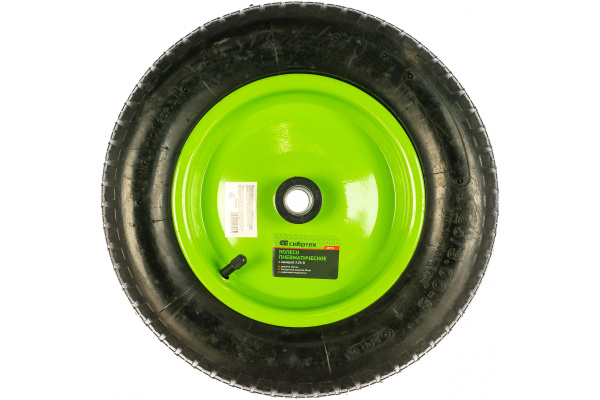 Колесо пневматическое (3.25/3-8; длина оси 65 мм; подшипник 20 мм)  СИБРТЕХ  68974