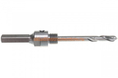 Державка ПРОФИ (HEX12.5; М16; сверло Р6М5 8х100 мм) для коронок универсальных Зубр 29516